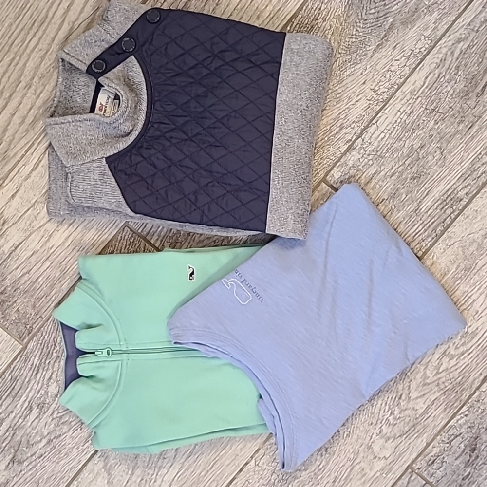 Big Girls Vineyard Vines bundle lot 3 pieces long sleeve